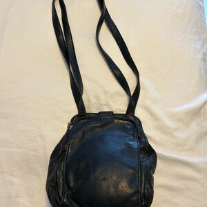 DKNY smooth calf leather shoulder bag